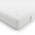 Zbliżenie tkaniny z technologią Sanitized® w pokrowcu MaybeBaby® MB Teomed